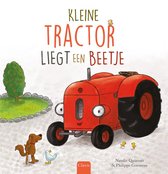 kleine tractor liegt een beetje